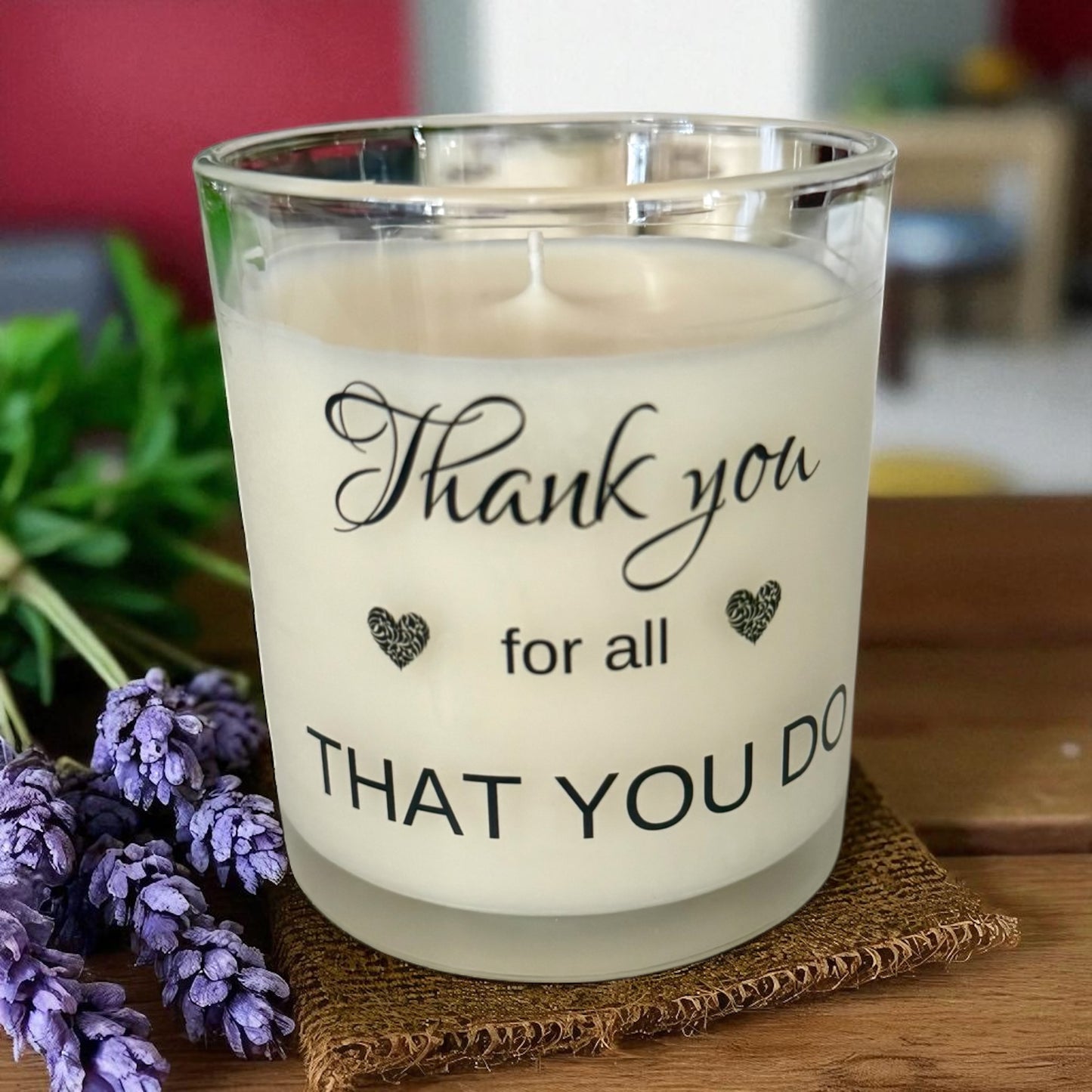 Custom Message candle – Saturday Morning Cartoons