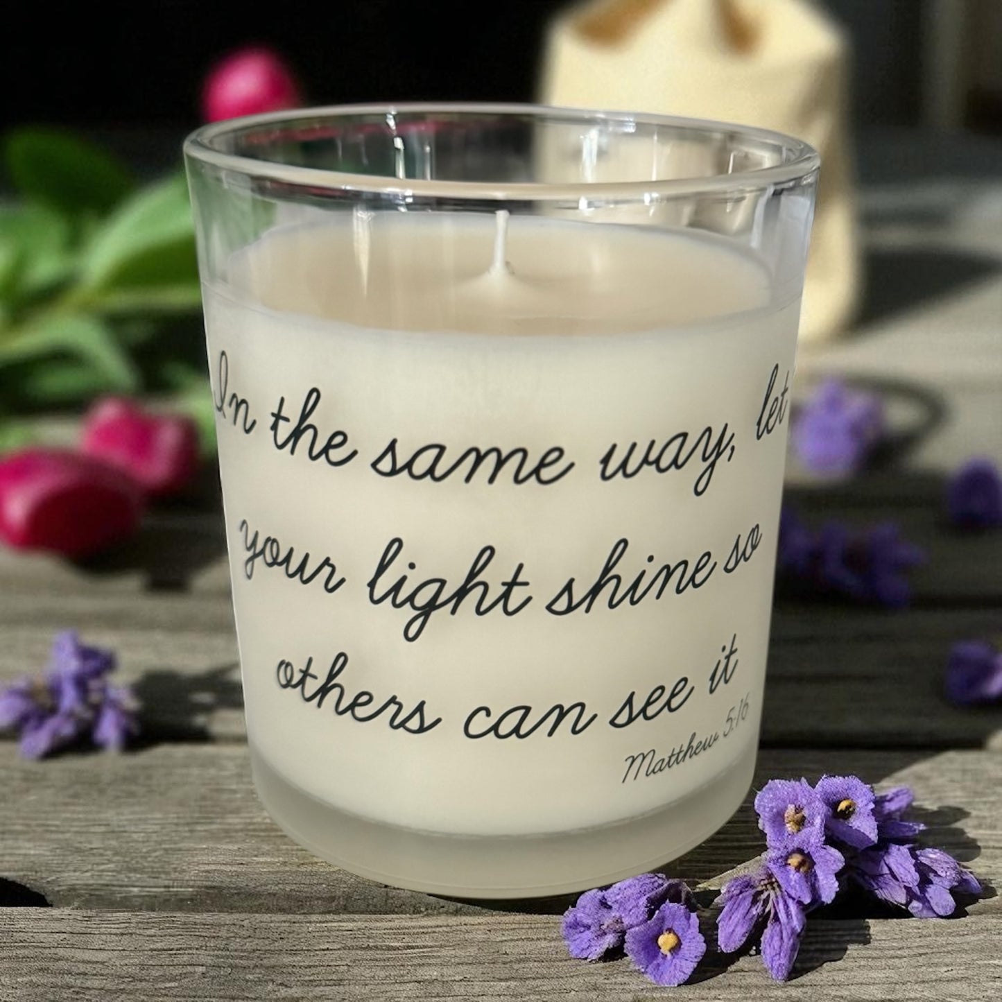 Custom Message candle – Saturday Morning Cartoons